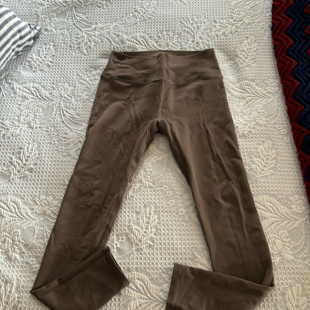 Alo seamless high waisted ribbed legging